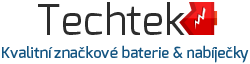 Techtek e-shop Kvalitné značkové batérie a nabíjačky za najlepšie ceny